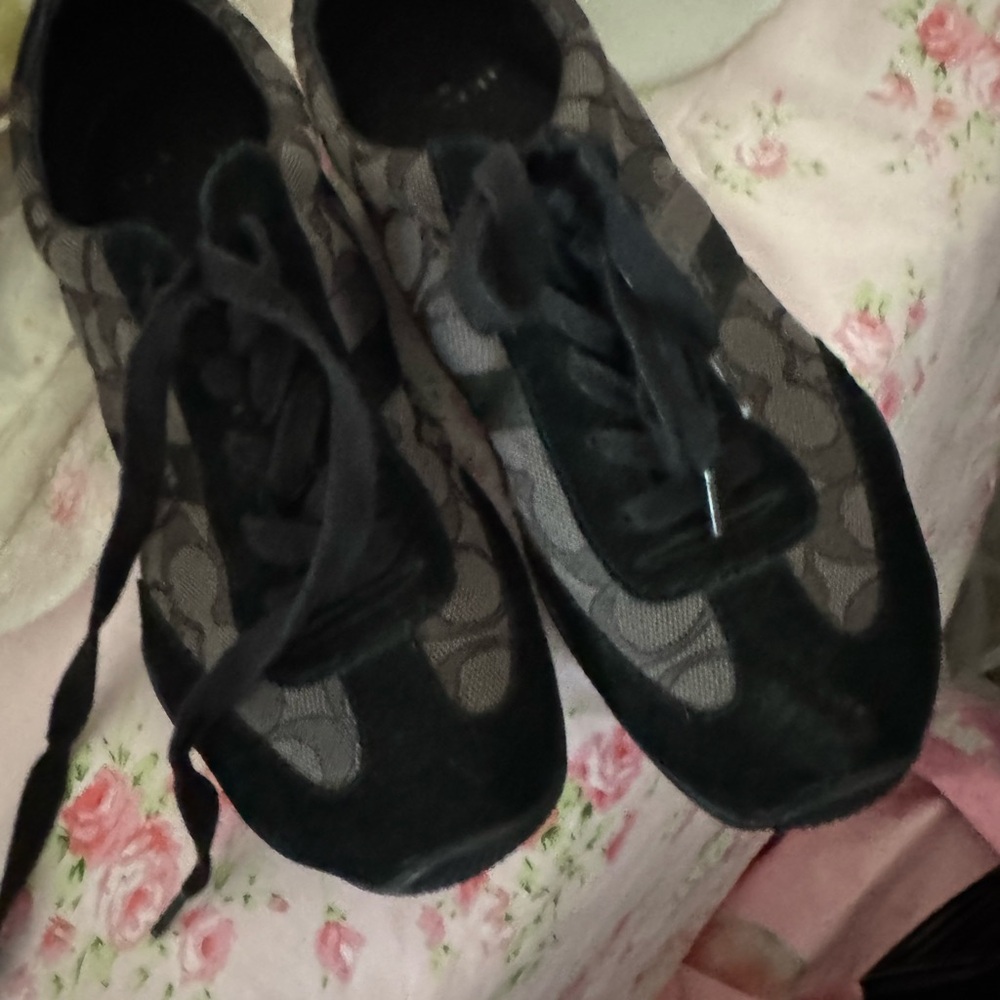 Women’s Coach Black and Gray Women's Sneakers